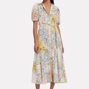 Derek Lam 10 Crosby’s Map-Print Shirtdress